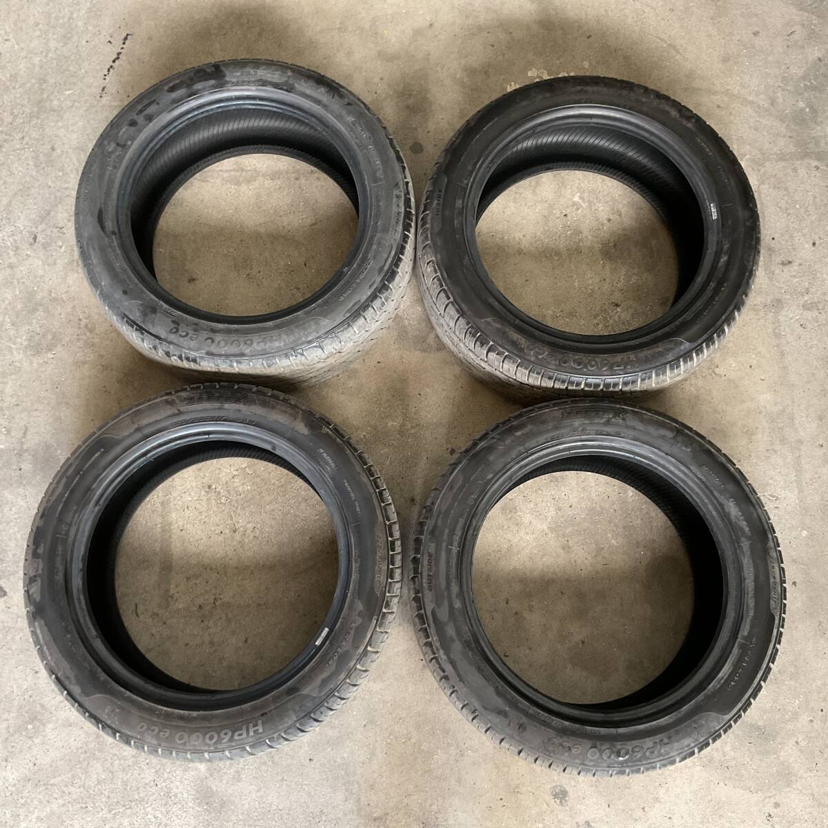 【中古品】ZEETEX ジーテックス 225/50ZR17 98W HP6000 ECO 4本セット