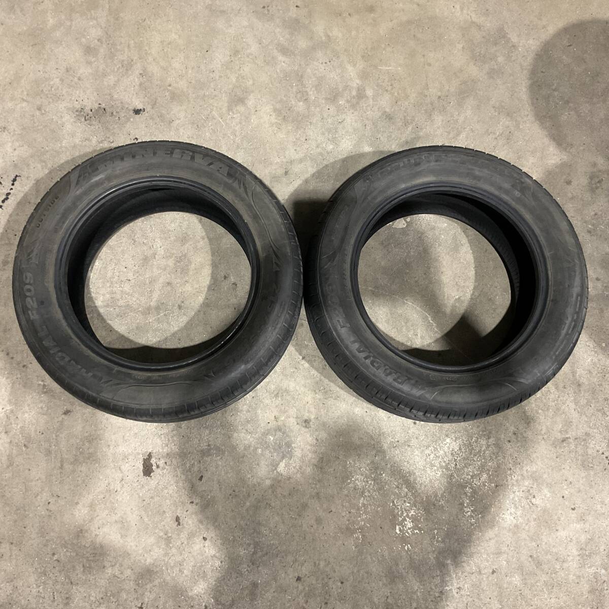 【中古品】MINERVA ミネルバ 215/55R16 97W F209 2本セット