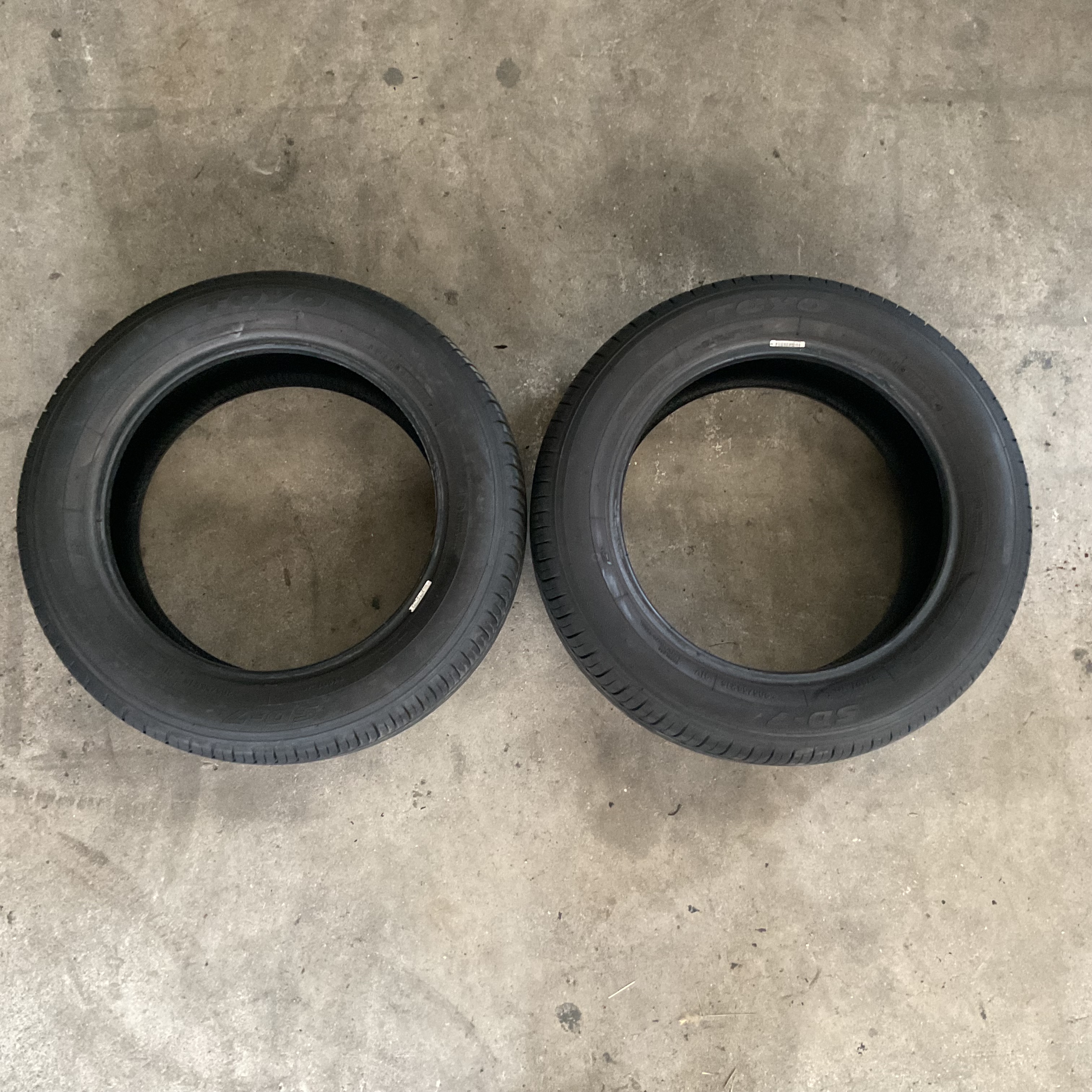 【中古品】TOYOTIRES トーヨータイヤ 205/55R16 91V SD-7 2本セット